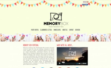 Memory Box Website Screenshot