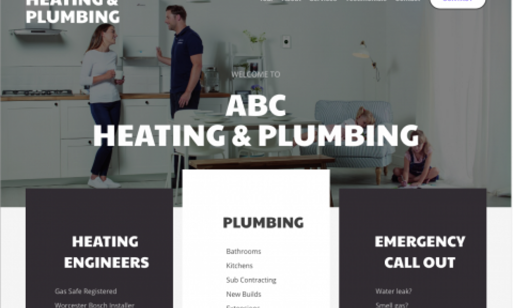 Website Builders for Heating & Plumbing Engineers