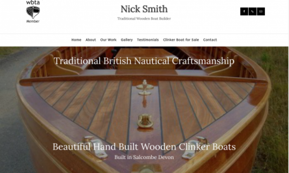 Nick Smith Traditional Wooden Boat Builder