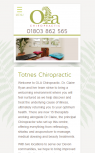 Ola Chiropractic Website Management